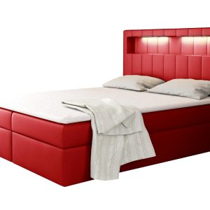 Doppel-Boxspringbett mit hohem Kopfteil ANDREA