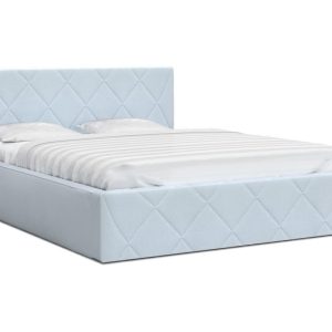 Doppelpolsterbett 120×200 cm mit Bettkasten LINDA